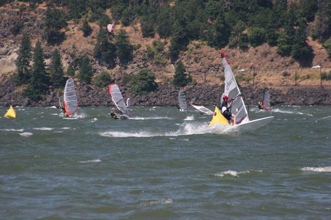Bodner and his signature red hat - US Windsurfing 2009 Nationals  © Bryan McDonald